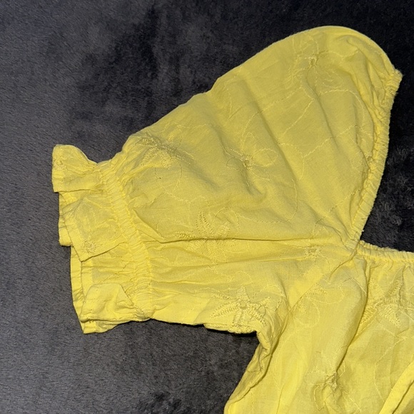 Yellow cropped Top - Picture 3 of 5